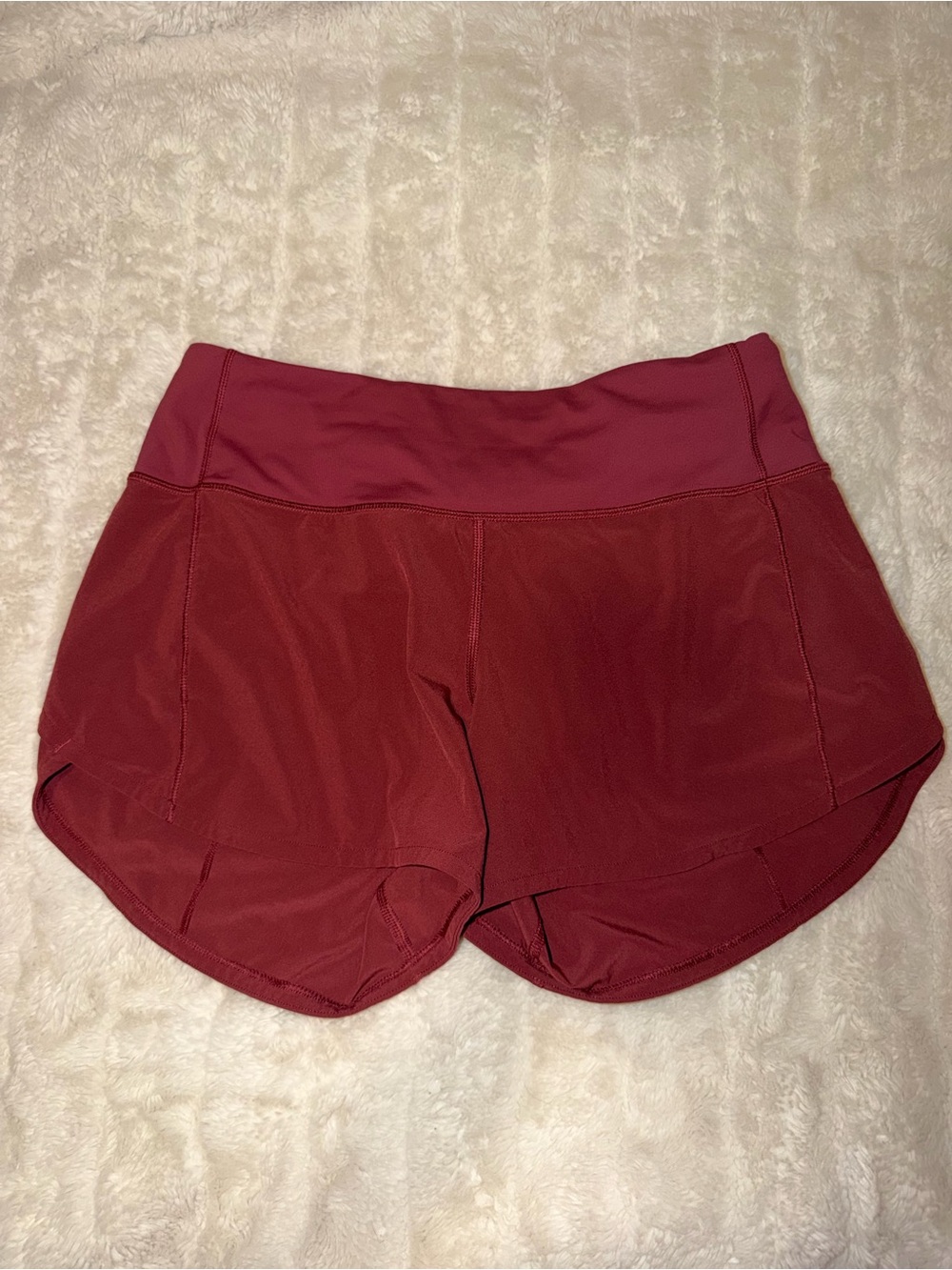 lululemon athletica Women's Athletic Shorts in Burgundy